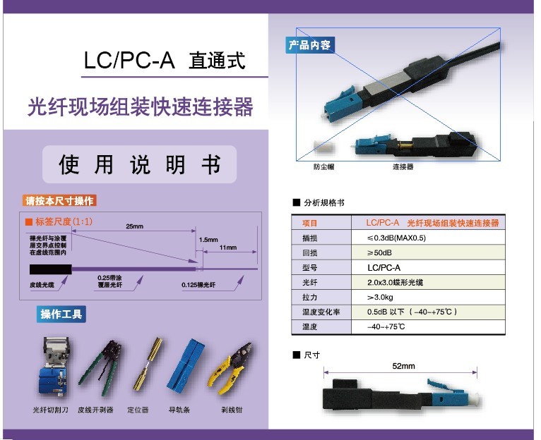 LC快速连接器